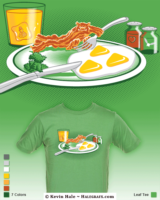 The Legend of Breakfast - Zelda shirt design The Legend of Breakfast - Zelda shirt design