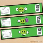 FREE Printable Angry Birds Pigs Water Bottle Labels FREE Printable Angry Birds Pigs Water Bottle Labels