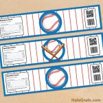 FREE Printable Baseball Water Bottle Labels