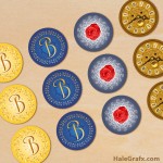 FREE Printable Beauty and the Beast Cupcake Toppers