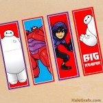 FREE Printable Big Hero 6 Bookmarks FREE Printable Big Hero 6 Bookmarks