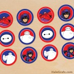 FREE Printable Big Hero 6 Cupcake Toppers