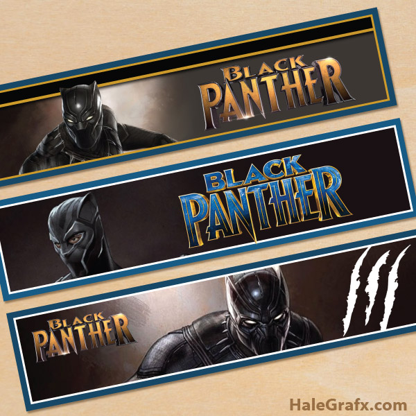 Free Printable Black Panther Water Bottle Labels Free Printable Black Panther Water Bottle Labels