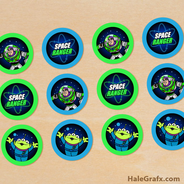 FREE Printable Toy Story Buzz Lightyear Cupcake Toppers FREE Printable Toy Story Buzz Lightyear Cupcake Toppers