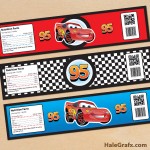 FREE Printable Disney Cars lightning McQueen Water Bottle Labels FREE Printable Disney Cars lightning McQueen Water Bottle Labels