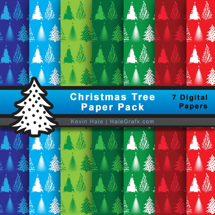 FREE Christmas Trees Digital Paper Pack FREE Christmas Trees Digital Paper Pack
