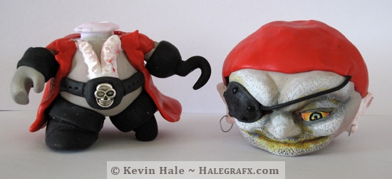 Color Blanks Pirate - coat and bandana details Color Blanks Pirate - coat and bandana details