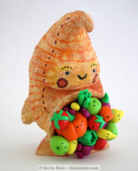 Thanksgiving cornucopia Color Blanks figure Thanksgiving cornucopia Color Blanks figure