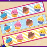 Free Printable Cupcake Themed Water Bottle Labels Free Printable Cupcake Themed Water Bottle Labels