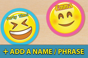Add a name or phrase to your emoji cupcake toppers Add a name or phrase to your emoji cupcake toppers