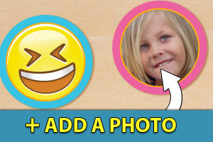 Add a photo to your emoji cupcake toppers Add a photo to your emoji cupcake toppers
