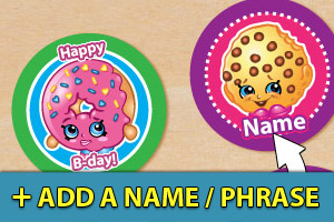 Add a name or phrase to your Shopkins cupcake toppers Add a name or phrase to your Shopkins cupcake toppers
