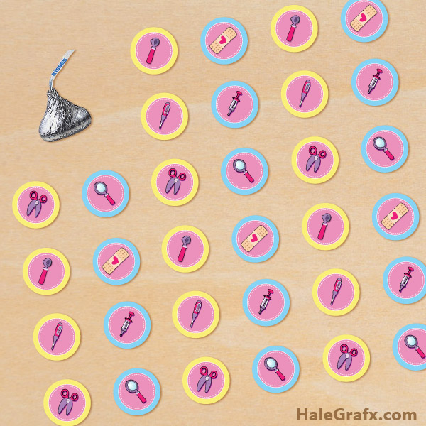 FREE Printable Disney Doc McStuffins Hershey’s Kisses Stickers FREE Printable Disney Doc McStuffins Hershey’s Kisses Stickers