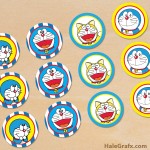 FREE Printable Doraemon Cupcake Toppers