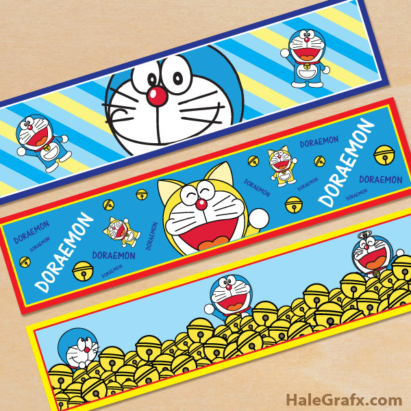 Free Printable Doraemon Water Bottle Labels Free Printable Doraemon Water Bottle Labels