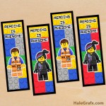 FREE Printable LEGO Movie Emmet and Wyldstyle Bookmarks FREE Printable LEGO Movie Emmet and Wyldstyle Bookmarks