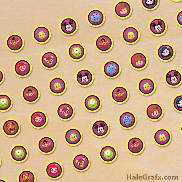 FREE Printable Dinsey Emoji Blitz Hershey’s Kisses Stickers FREE Printable Dinsey Emoji Blitz Hershey’s Kisses Stickers