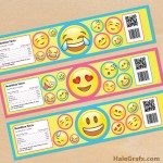 FREE Printable Emoji Water Bottle Labels FREE Printable Emoji Water Bottle Labels