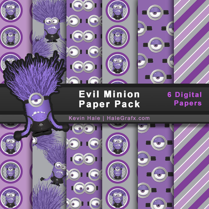 FREE Despicable Me Evil Minions Digital Paper Pack FREE Despicable Me Evil Minions Digital Paper Pack