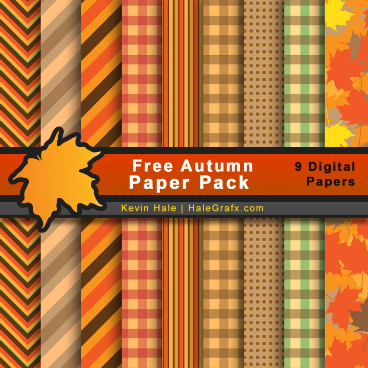 FREE Fall Autumn Digital Paper Pack FREE Fall Autumn Digital Paper Pack