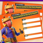 FREE Printable Fortnite Beef Boss Party Invitation FREE Printable Fortnite Beef Boss Party Invitation