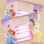 FREE Printable Disney Princesses Party Invitation FREE Printable Disney Princesses Party Invitation