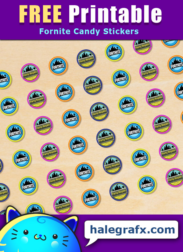 FREE Printable Fortnite Hershey’s Kisses Stickers FREE Printable Fortnite Hershey’s Kisses Stickers