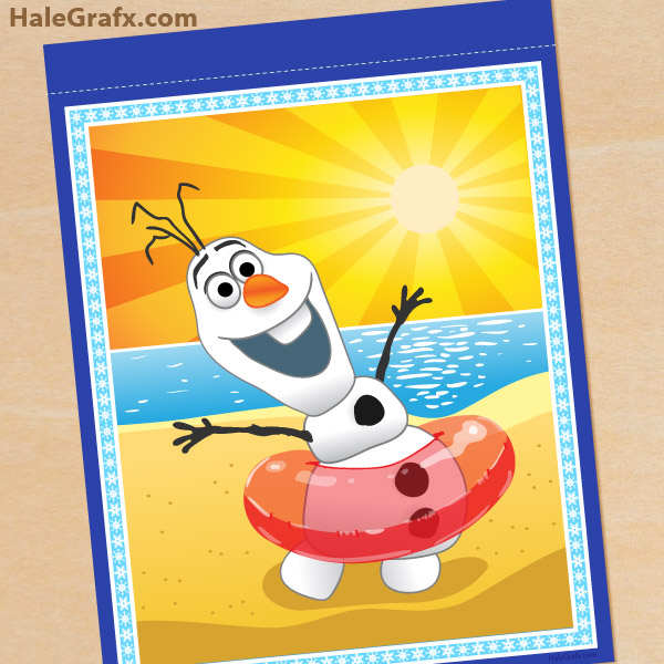 FREE Printable Frozen Banner Pack - Olaf in Summer Spacer FREE Printable Frozen Banner Pack - Olaf in Summer Spacer