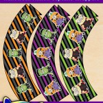 FREE Printable Halloween Minions Cupcake Wrappers FREE Printable Halloween Minions Cupcake Wrappers