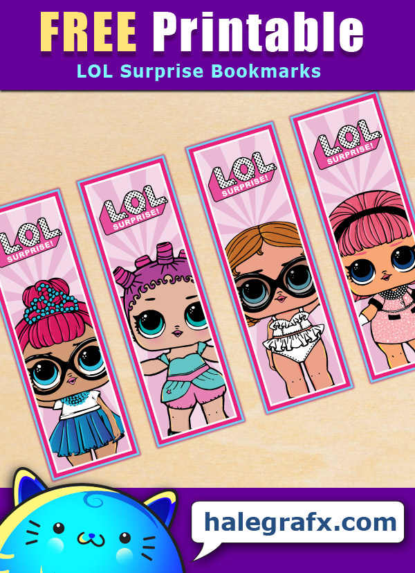 FREE Printable LOL Surprise Bookmarks FREE Printable LOL Surprise Bookmarks