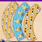FREE Printable Despicable Me Minions Cupcake Wrappers FREE Printable Despicable Me Minions Cupcake Wrappers