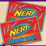 FREE Printable Nerf Thank You Card FREE Printable Nerf Thank You Card