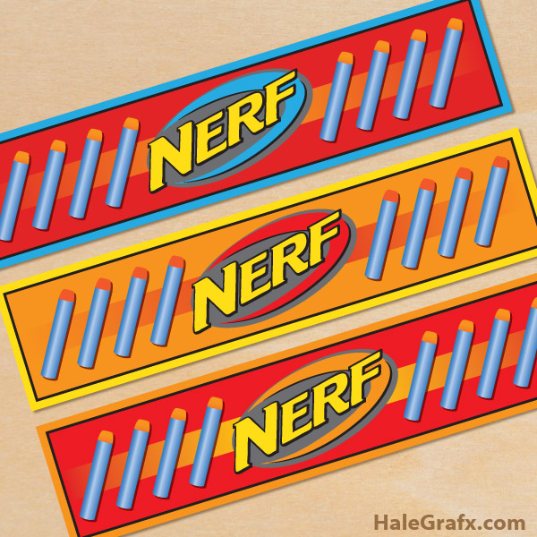Free Printable Nerf Water Bottle Labels Free Printable Nerf Water Bottle Labels