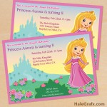 FREE Printable Princess Birthday Party Invitation