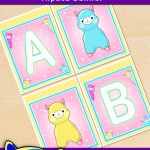 FREE Printable Alpaca Alphabet Banner Pack FREE Printable Alpaca Alphabet Banner Pack