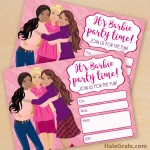 FREE Printable Barbie Birthday Party Invitation FREE Printable Barbie Birthday Party Invitation