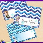 FREE Printable Frozen Place Cards FREE Printable Frozen Place Cards