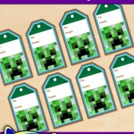 FREE Printable Minecraft Gift Tags for Christmas and Birthdays FREE Printable Minecraft Gift Tags for Christmas and Birthdays
