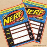 FREE Printable Nerf Birthday Invitation FREE Printable Nerf Birthday Invitation