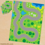 Free Printable Play Mat for Toy Cars Free Printable Play Mat for Toy Cars