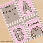 FREE Printable Pusheen Alphabet Banner Pack FREE Printable Pusheen Alphabet Banner Pack