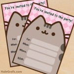 FREE Printable Pusheen Birthday Party Invitation FREE Printable Pusheen Birthday Party Invitation
