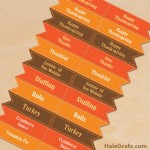 FREE Printable Thanksgiving Themed Toothpick flags FREE Printable Thanksgiving Themed Toothpick flags