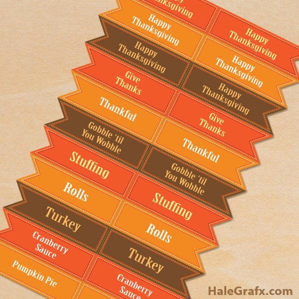 FREE Printable Thanksgiving Themed Toothpick flags FREE Printable Thanksgiving Themed Toothpick flags