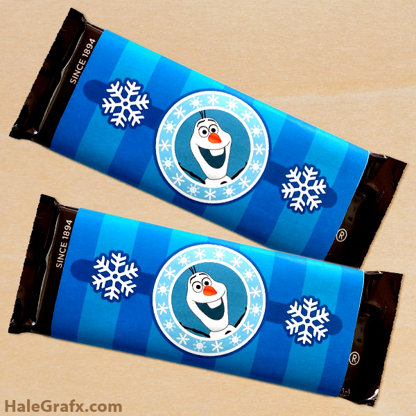 FREE Printable Frozen Olaf Candy Bar Wrappers FREE Printable Frozen Olaf Candy Bar Wrappers