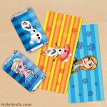 FREE Printable Frozen Mini Candy Bar Wrappers