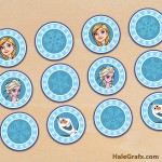 FREE Printable Frozen Elsa and Anna Cupcake Toppers FREE Printable Frozen Elsa and Anna Cupcake Toppers