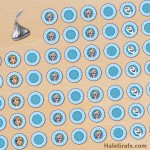 FREE Printable Frozen Hershey’s Kisses Stickers