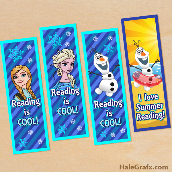 FREE Printable Frozen Bookmarks FREE Printable Frozen Bookmarks