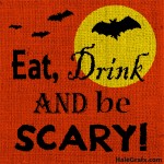 FREE Printable Halloween Burlap Art FREE Printable Halloween Burlap Art